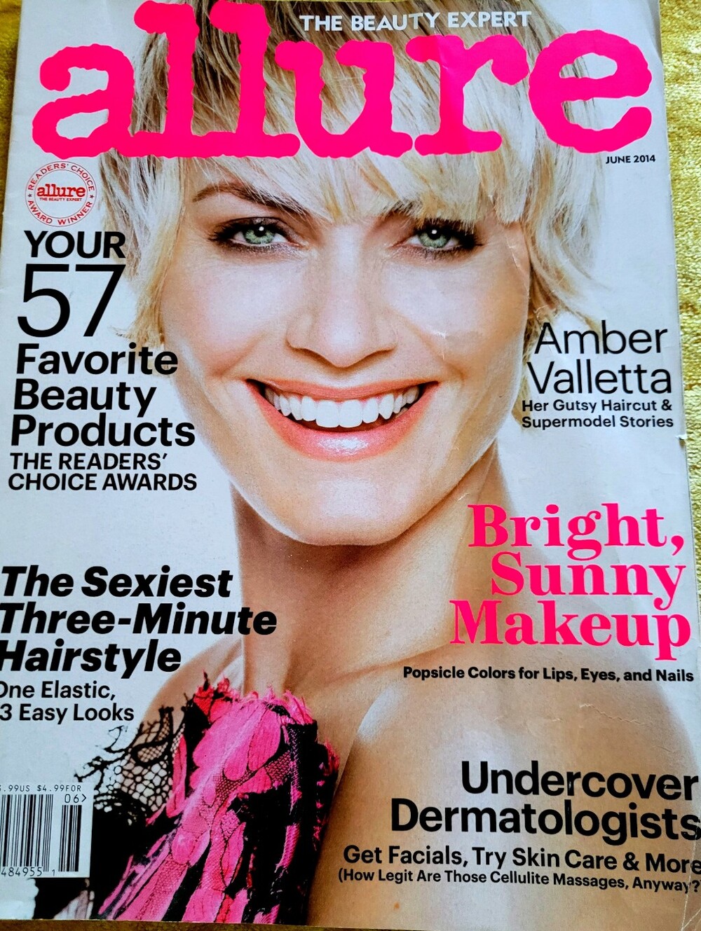 VINTAGE ALLURE MAGAZINE JUNE 2014 AMBER VALLETTA ON THE COVER